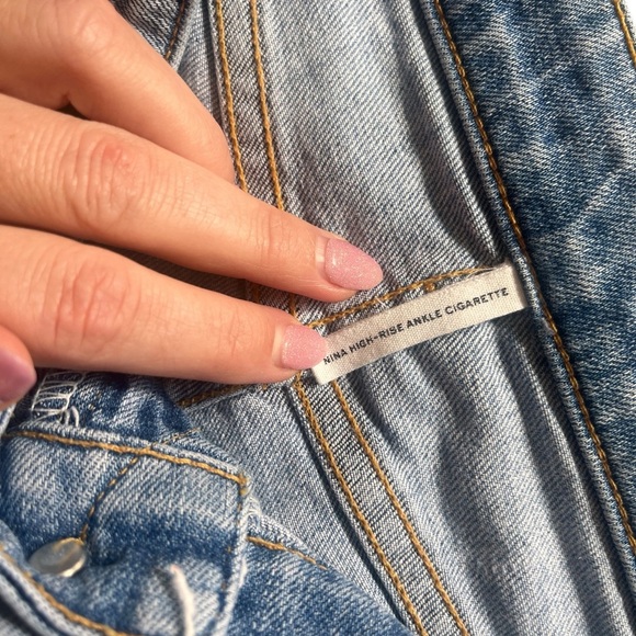 Rag & Bone Nina High Rise Ankle Cropped Jeans Size 26 - Picture 8 of 12